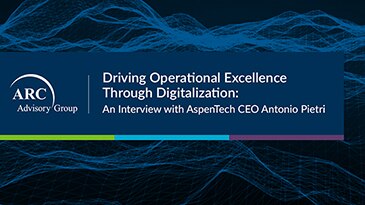 Driving Operational Excellence through Digitalization: An Interview with AspenTech CEO Antonio Pietri